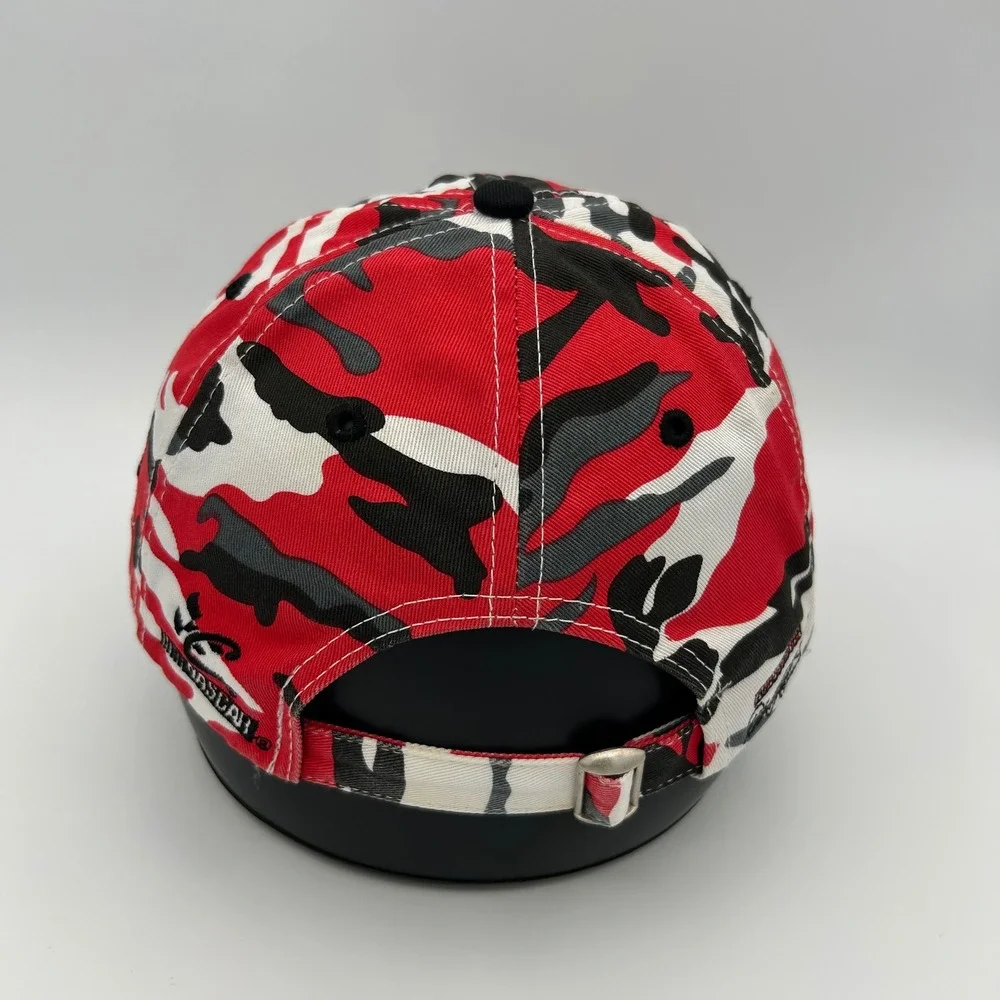 VTG Budweiser Racing Hat Chase Authentics Dale Earnhardt Jr Mens Red Camo NASCAR